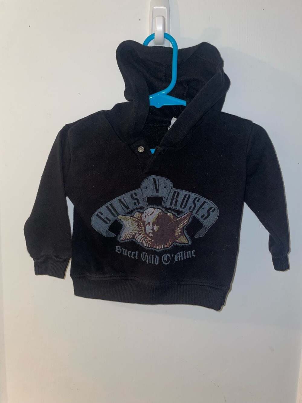 Guns N' Roses Baby Hoodie Black 6-9M